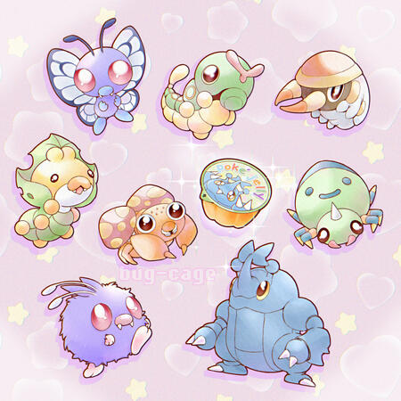 Bug Pokemon (Sticker Design)