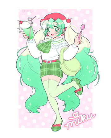 Melon Soda Miku (My Design)