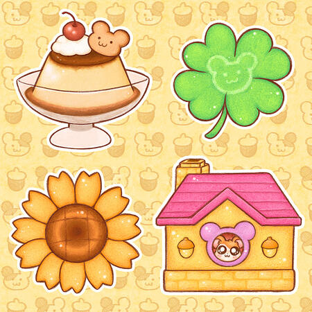 Hamtaro (Sticker designs)