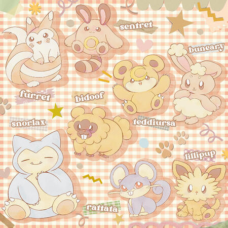 Normal Pokemon (Sticker Design)